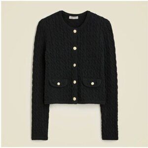 J. Crew Black Textured Blazer